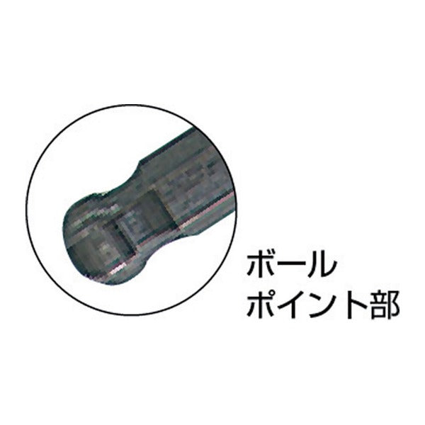 ワイズ ボールポイントT型レンチ6mm (620-60)(4951908002619) WISE フジ矢