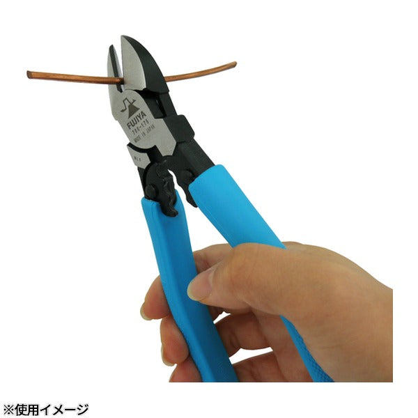 フジ矢 ハイパワーニッパー エラストマー樹脂グリップ 圧着機能付 175mm (700-175)(4952520070079) FUJIYA 工具