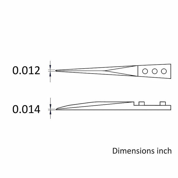 日本正規品 アイデアルテック セラミックチップ交換式 ESDピンセット (72ZJ.SA.0.IT)(7640144714598) ideal-tek
