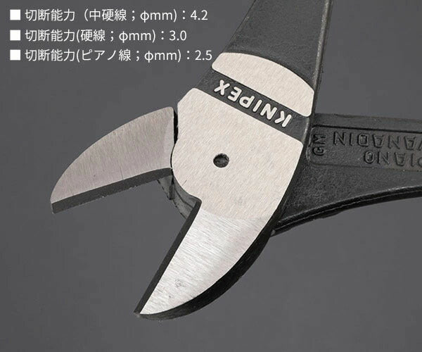 【9月の特価品】日本正規品 クニペックス 強力型斜ニッパー(硬線用) (7401-200)(4003773034056) 業務向け KNIPEX