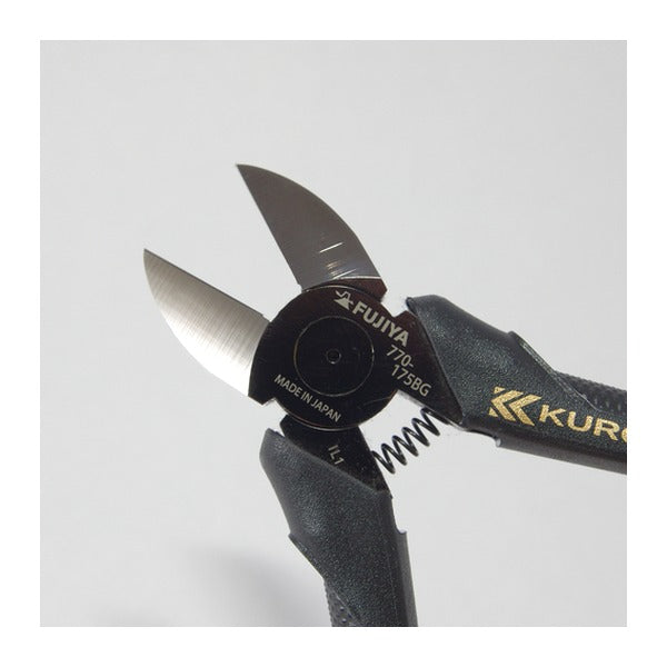 フジ矢 電工名人強力ニッパー(ラウンド刃・黒金) (770-175BG)(4952520077214) FUJIYA 工具