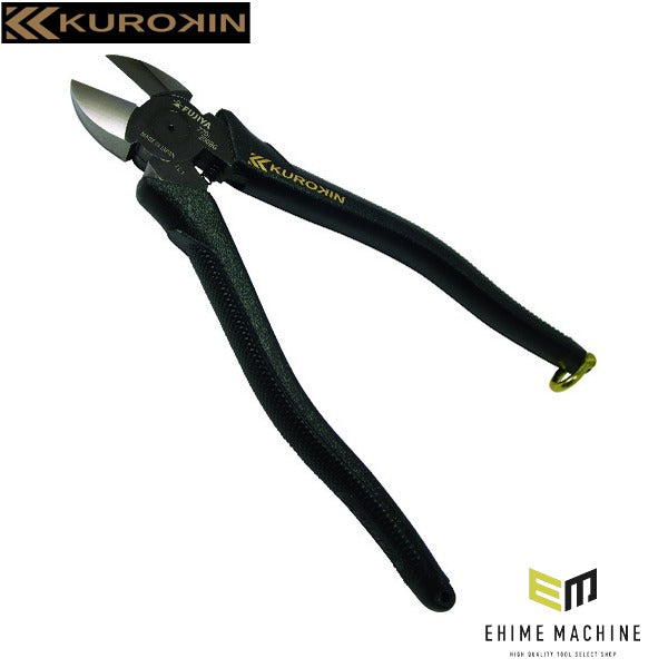 フジ矢 電工名人強力ニッパー(ラウンド刃・黒金) (770-200BG)(4952520077221) FUJIYA 工具