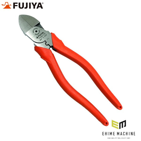 フジ矢 電工名人偏芯薄刃ニッパー 175mm (7700N-175)(4952520077139) FUJIYA 工具