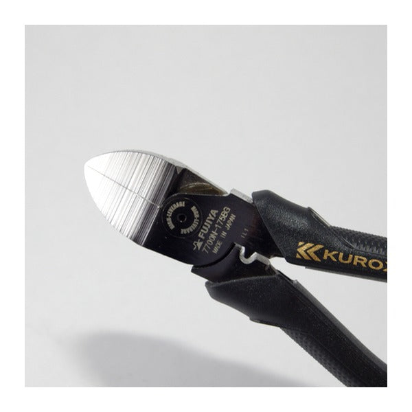フジ矢 電工名人偏芯薄刃ニッパー(黒金) (7700N-175BG)(4952520077191) FUJIYA 工具