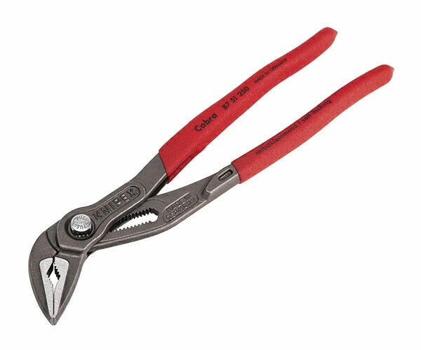 【ワケあり特価品】 (状態A) 日本正規品 クニペックス コブラエクストラスリムウォーターポンププライヤー (8751-250)(4003773061267) 業務向け KNIPEX
