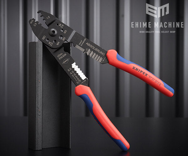 日本正規品 クニペックス クリンピングプライヤー (9721-215B)(4003773019695) 業務向け KNIPEX
