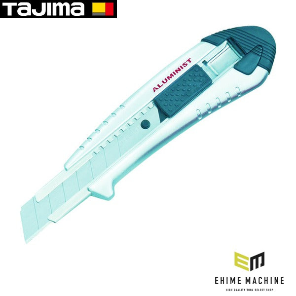 タジマ カッターナイフ オートロックLアルミニスト シルバー (AC-L500S)(4975364017161) TAJIMA TJMデザイン