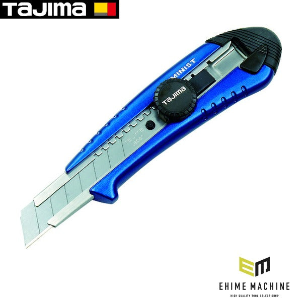 タジマ カッターナイフ ネジプロLアルミニスト メタリックブルー (AC-L501B)(4975364017215) TAJIMA TJMデザイン