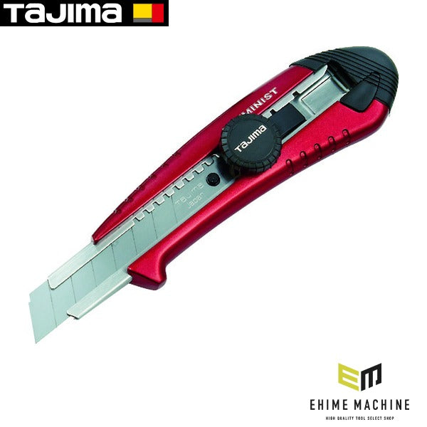 タジマ カッターナイフ ネジプロLアルミニスト メタリックレッド (AC-L501R)(4975364017208) TAJIMA TJMデザイン