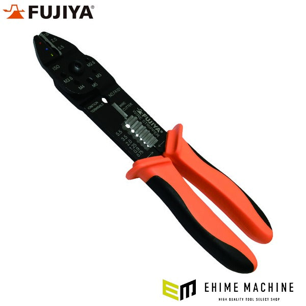 フジ矢 万能電工ペンチ 220mm 絶縁端子用 (FA101)(4952520067079) FUJIYA 工具