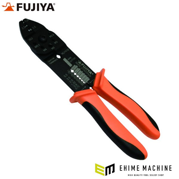 フジ矢 万能電工ペンチ 220mm 裸端子用 (FA102)(4952520067086) FUJIYA 工具