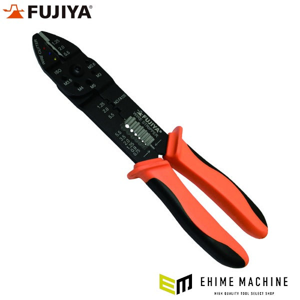 フジ矢 万能電工ペンチ 240mm 絶縁・ファストン端子用 (FA105)(4952520067116) FUJIYA 工具