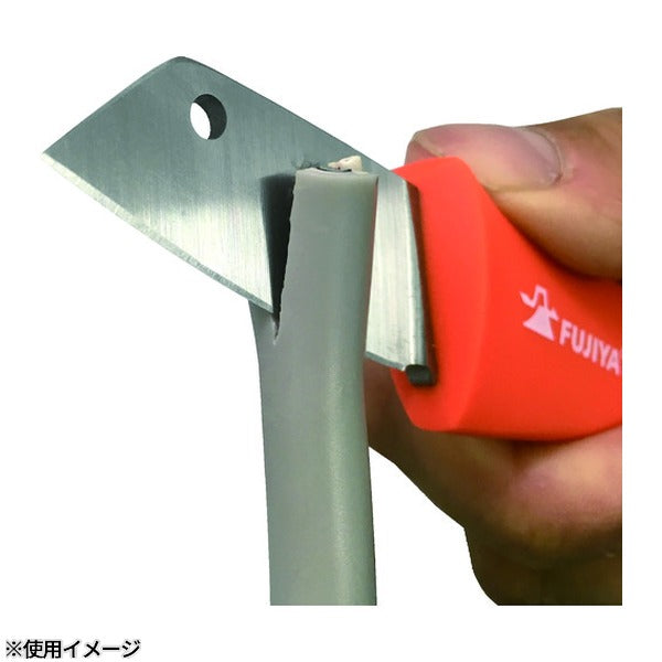 フジ矢 電工ポケットナイフ 全長175mm (FK01-180)(4952520850602) FUJIYA 工具