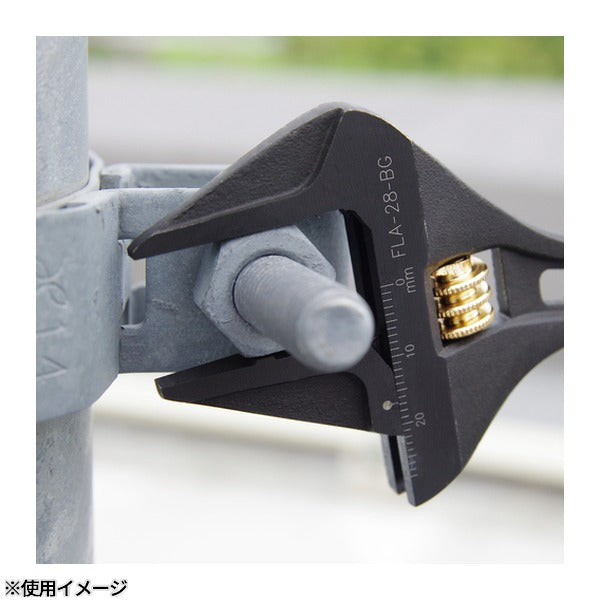フジ矢 ライトモンキー(黒金) (FLA-28-BG)(4952520852200) FUJIYA 工具