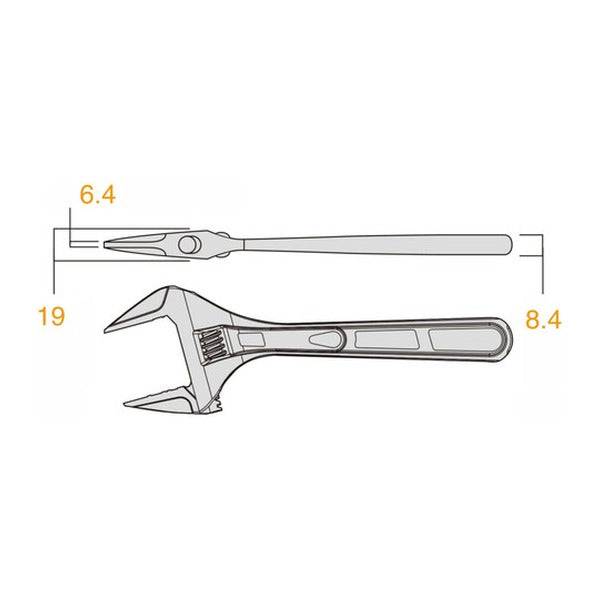 フジ矢 ライトモンキー(黒金) (FLA-53-BG)(4952520852231) FUJIYA 工具