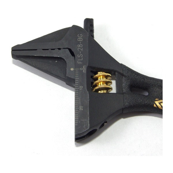 フジ矢 ライトショートモンキー(黒金・グリップ付) (FLS-28-BG)(4952520852262) FUJIYA 工具