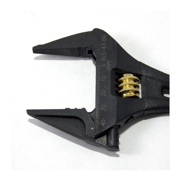 フジ矢 ライトショートモンキー(黒金・グリップ付) (FLS-43-BG)(4952520852286) FUJIYA 工具