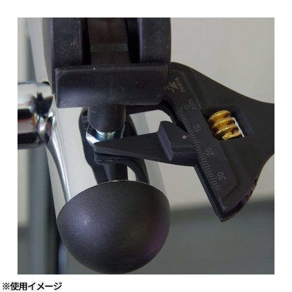 フジ矢 先薄モンキー(黒金・グリップ付) (FLT-34-BG)(4952520852330) FUJIYA 工具