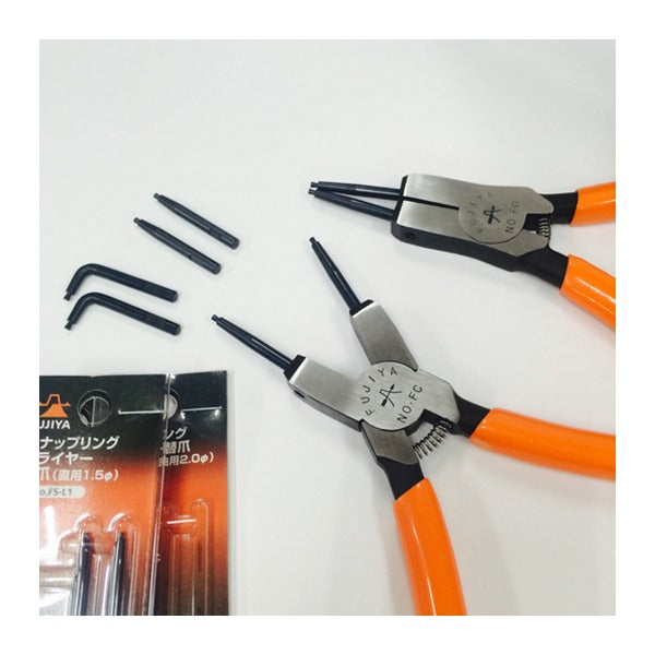 フジ矢 スナップリングプライヤー (FOS-185)(4952520040027) FUJIYA 工具