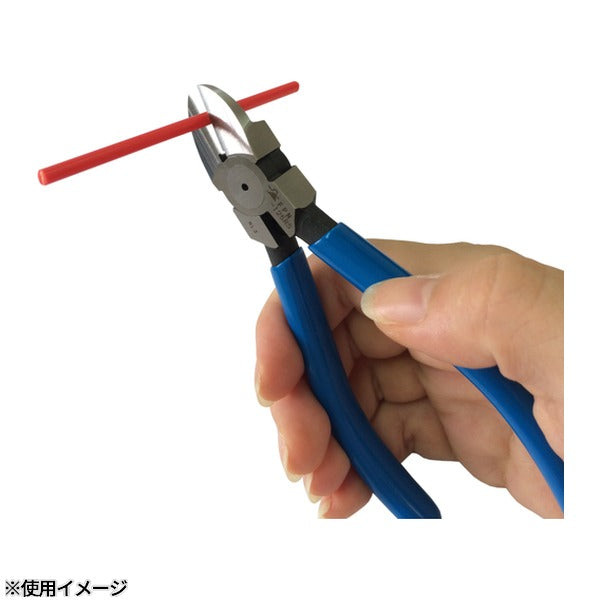 フジ矢 プラスチックニッパー(ラウンド刃・バネ付)125mm (FPN-125RS)(4952520009215) FUJIYA 工具