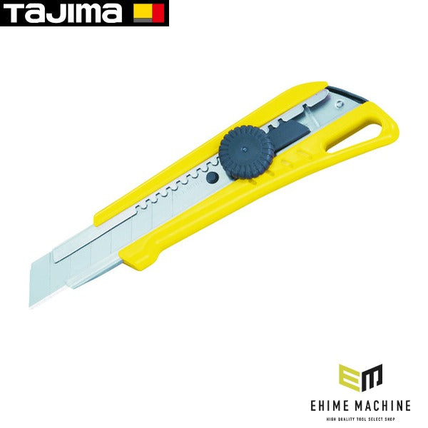 タジマ カッターナイフ 内蔵ネジブロ(黄) (LC521YBL)(4975364022080) TAJIMA TJMデザイン