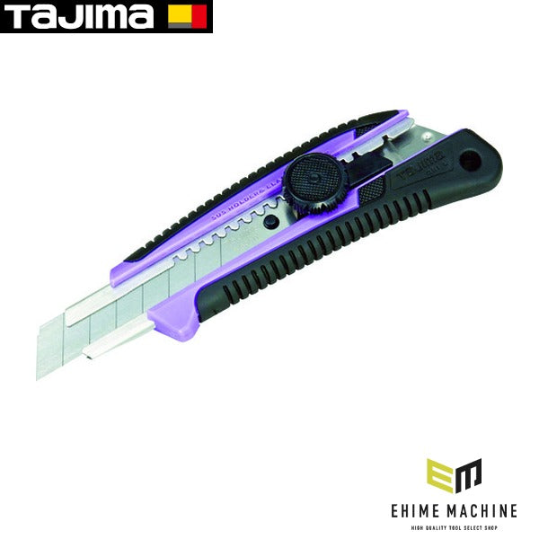タジマ カッターナイフ ネジプロ グリーL バイオレット クリアケース入 (LC561VLCL)(4975364110046) TAJIMA TJMデザイン