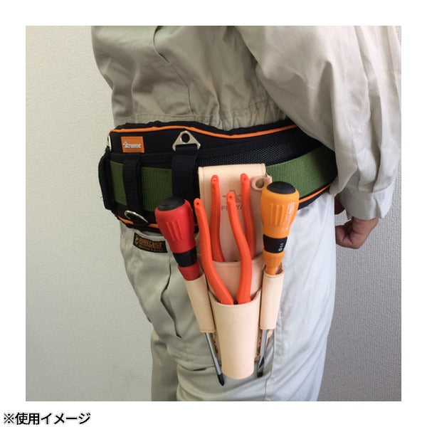 フジ矢 ペンチホルダー(Dカン付・ペンチ・ドライバー2段差し) (LP-6D)(4952520411551) FUJIYA 工具