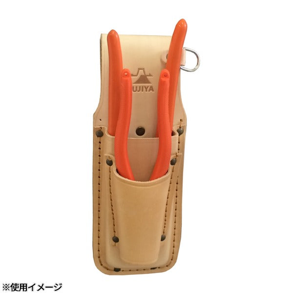 フジ矢 ペンチホルダー Dカン付 ペンチ・圧着2段差し(大) (LP-8D)(4952520411568) FUJIYA 工具