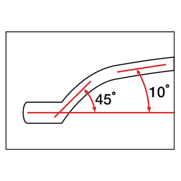 TONE ロングメカニックメガネレンチ(45°X10°) 12X14mm M44-1214