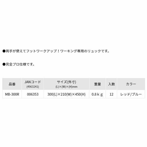 リングスター MR.ツールバッグ リュックタイプ (MB-300R)(4963241006353) RINGSTAR