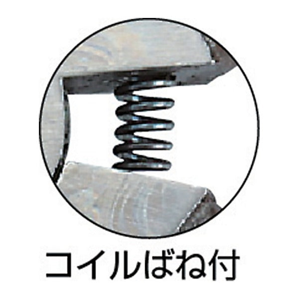 フジ矢 ミニテックスモールニッパー(バネ付) 110mm (MP4-110)(4952520082348) FUJIYA 工具