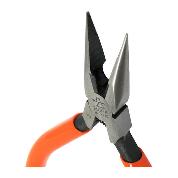 フジ矢 ミニテックミニショートノーズラジオペンチ(バネ付) 110mm (MP9-110)(4952520033340) FUJIYA 工具