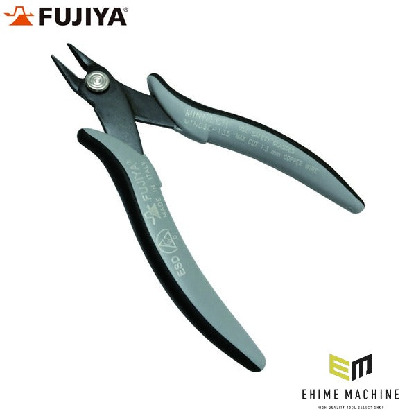 フジ矢 ミニテックライトニッパー(静電グリップ)135mm (MTN03E-135)(4952520080177) FUJIYA 工具
