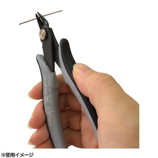 フジ矢 ミニテックライトニッパー(静電グリップ)135mm (MTN03E-135)(4952520080177) FUJIYA 工具