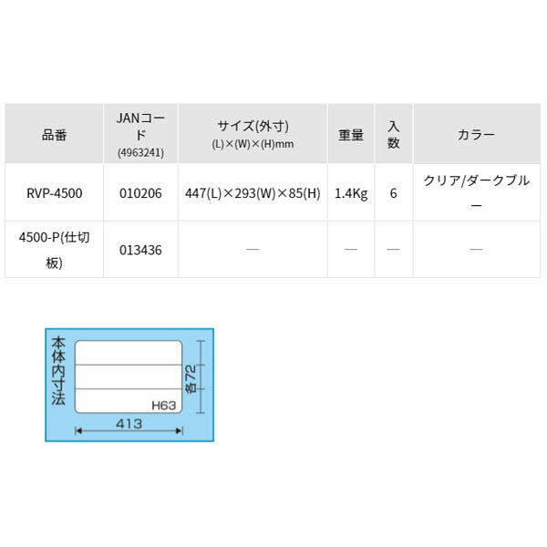 リングスター リムーバブルパーツケース (RVP-4500)(4963241010206) RINGSTAR