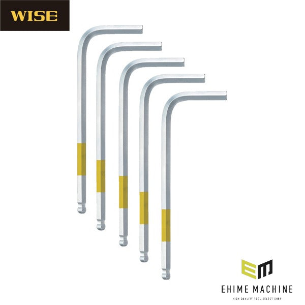 ワイズ ボールポイントレンチ 単品 5本組NC(標準サイズ)4.0mm (SBNC-40S-5P)(4951908008062) WISE フジ矢
