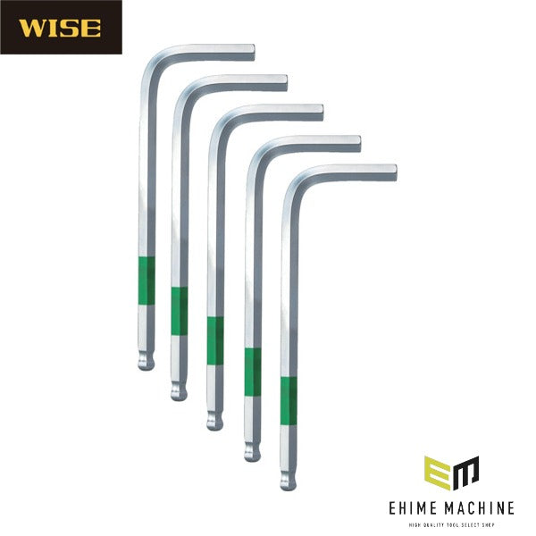 ワイズ ボールポイントレンチ 単品 5本組NC(標準サイズ)5.0mm (SBNC-50S-5P)(4951908008079) WISE フジ矢