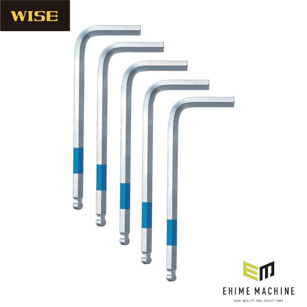 ワイズ ボールポイントレンチ 単品 5本組NC(標準サイズ)6.0mm (SBNC-60S-5P)(4951908008086) WISE フジ矢