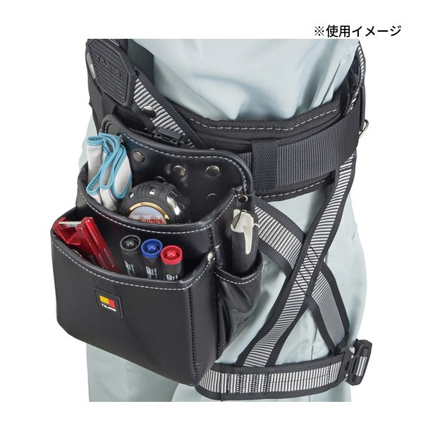 タジマ 着脱式腰袋 2段中 (SFKBN-2M)(4975364169884) TAJIMA TJMデザイン