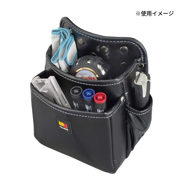 タジマ 着脱式腰袋 2段中 (SFKBN-2M)(4975364169884) TAJIMA TJMデザイン