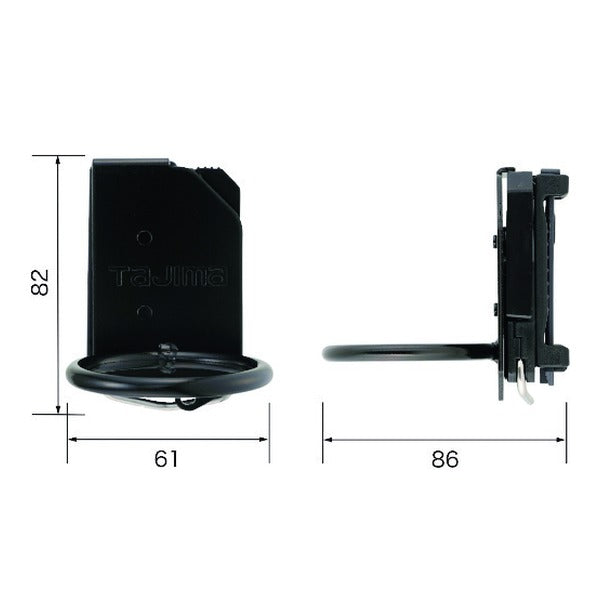 タジマ 着脱式工具ホルダースチール ハンマー1穴 (SFKHI-H1)(4975364263087) TAJIMA TJMデザイン