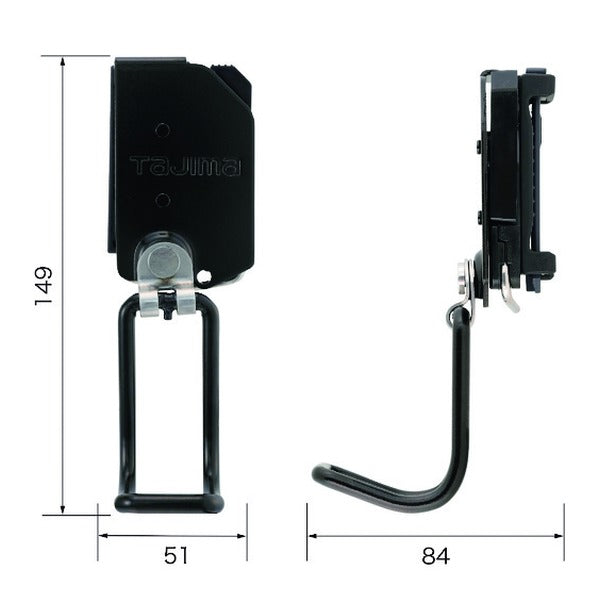 タジマ 着脱式工具ホルダースチール ラチェットブラ (SFKHI-RM)(4975364263056) TAJIMA TJMデザイン