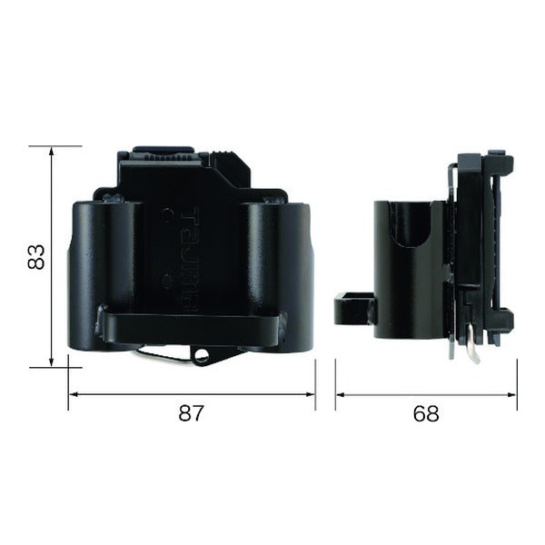 タジマ 着脱式工具ホルダースチール Sバールダブル (SFKHI-SBW)(4975364263124) TAJIMA TJMデザイン