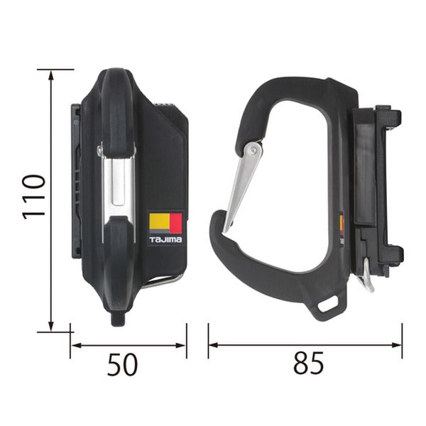 タジマ 着脱式工具ホルダー グラスカラビナ (SFKHR-C)(4975364260468) TAJIMA TJMデザイン