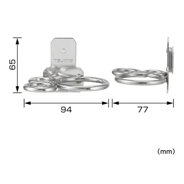 タジマ 着脱式工具ホルダーステン ハンマー3穴 (SFKHS-H3)(4975364260444) TAJIMA TJMデザイン