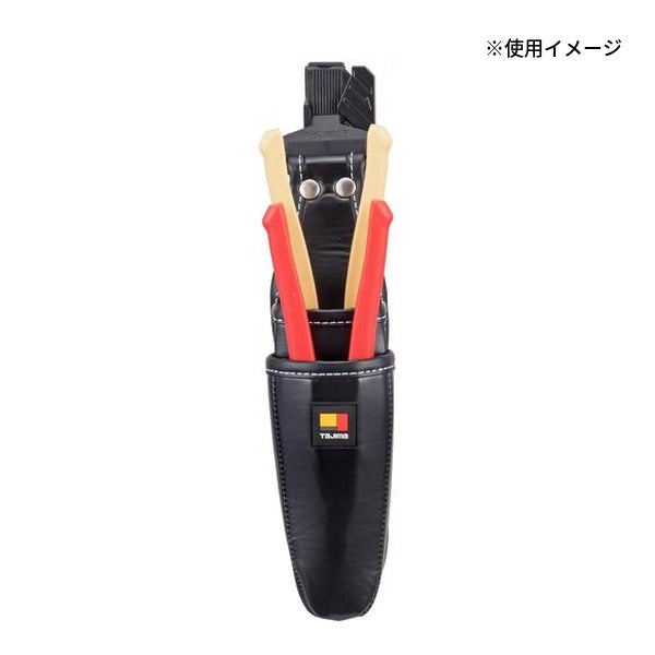タジマ 着脱式工具差し 2本差し圧着ペンチ用 (SFKSN-P2CR)(4975364263292) TAJIMA TJMデザイン