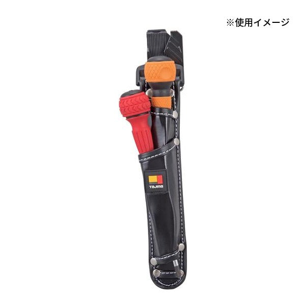 タジマ 着脱式工具差し 2本差しドライバー用 (SFKSN-P2SD)(4975364263285) TAJIMA TJMデザイン
