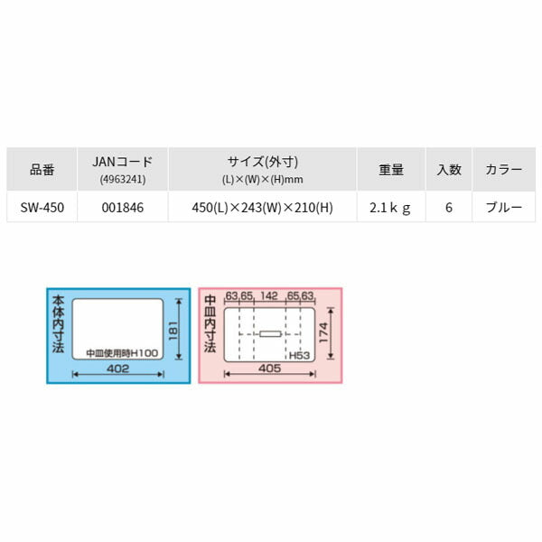 リングスター (ブルー) スーパーBOX (SW-450ﾌﾞﾙｰ)(4963241001846) RINGSTAR