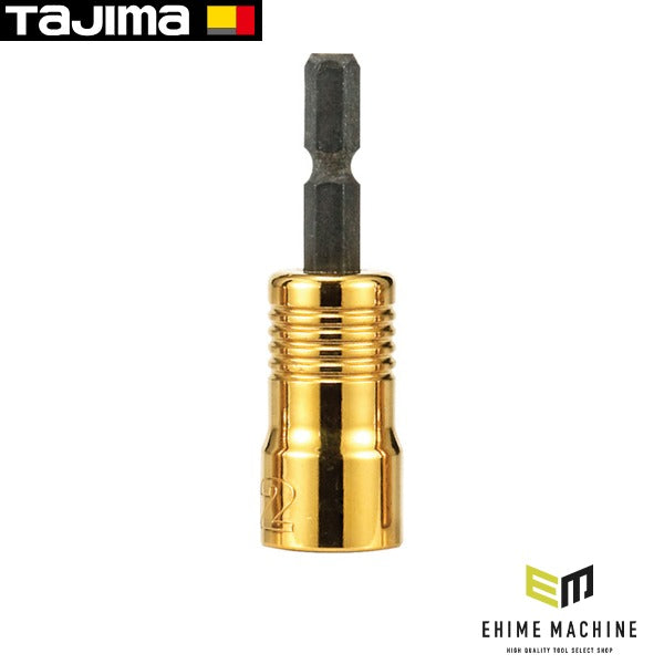 タジマ SDソケットショート 12mm 6角 (TSK-SD12S-6K)(4975364160676) TAJIMA TJMデザイン