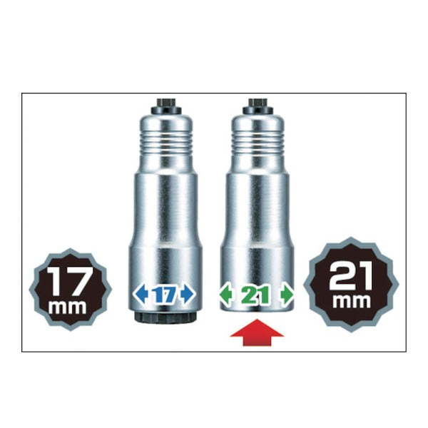 タジマ 耐久ソケット ダブル 17×21mm 6角 (TSK-T1721-6K)(4975364163400) TAJIMA TJMデザイン